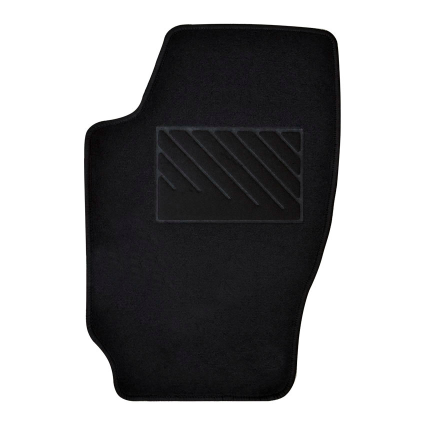 Μοκέτα Velgum μαύρη για Skoda Fabia (I) 4τμχ