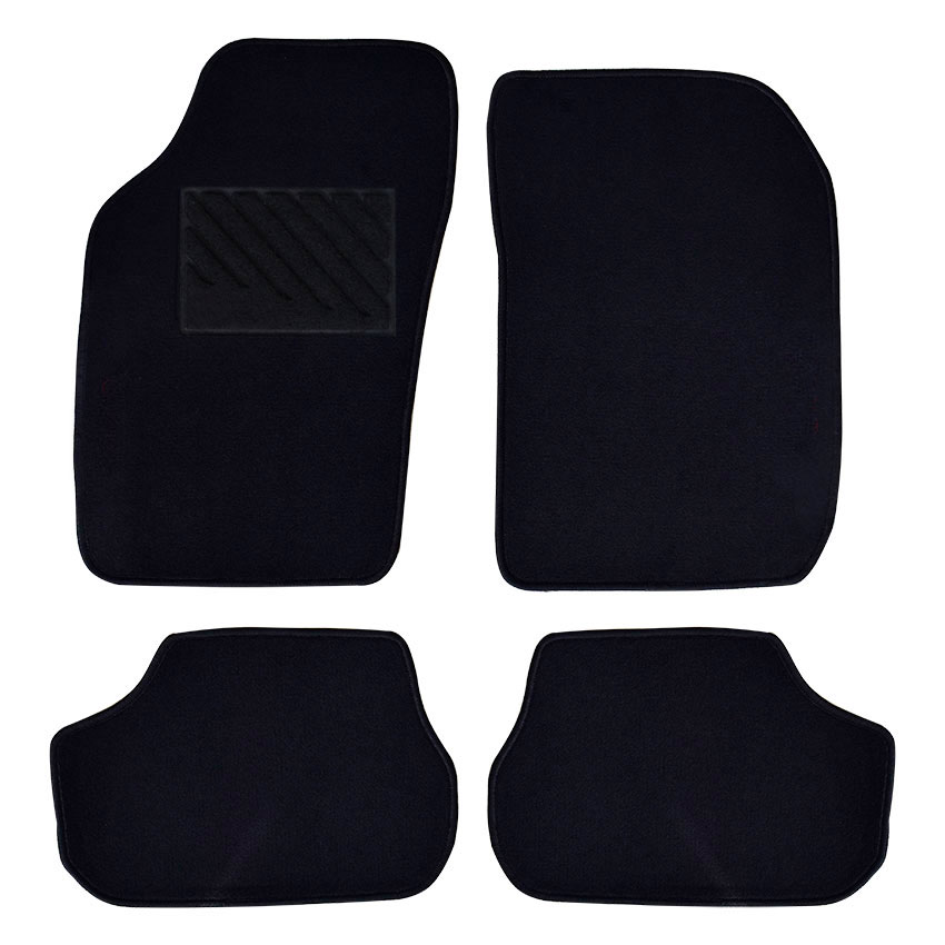 Μοκέτα Velgum μαύρη για Toyota Starlet V (P9) 4τμχ