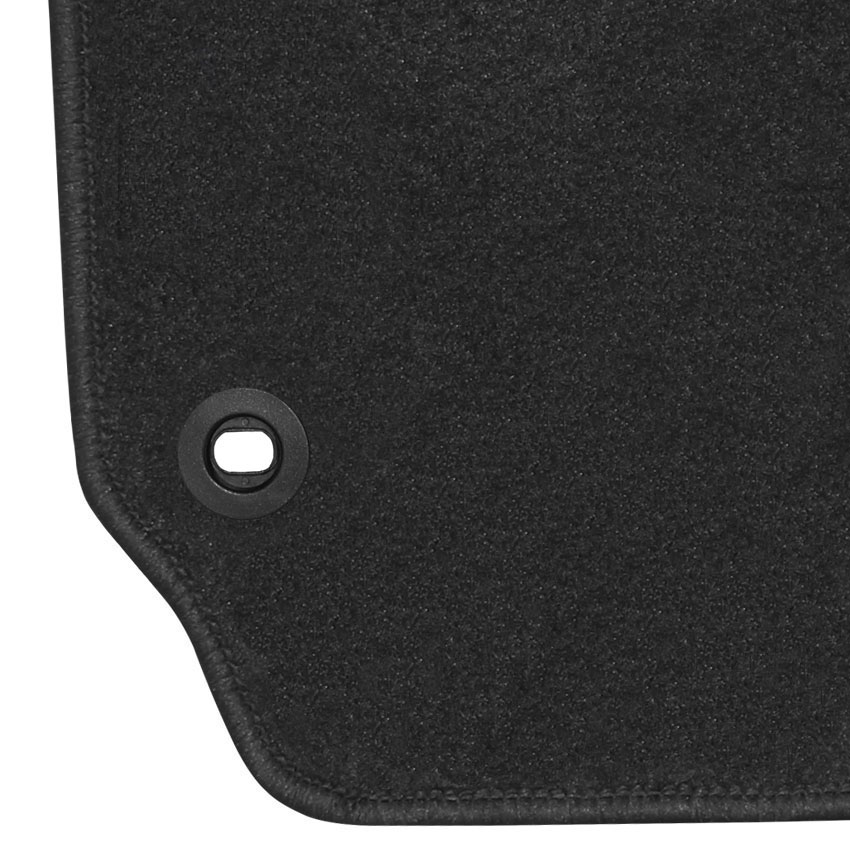 Μοκέτα Velgum σταχτί για VW Polo IV / Fox με οβάλ κουμπώματα 4τμχ