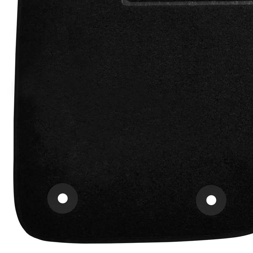 Μοκέτα Velstrong μαύρη για Peugeot 207 CC με στρογγυλά κουμπώματα 4τμχ