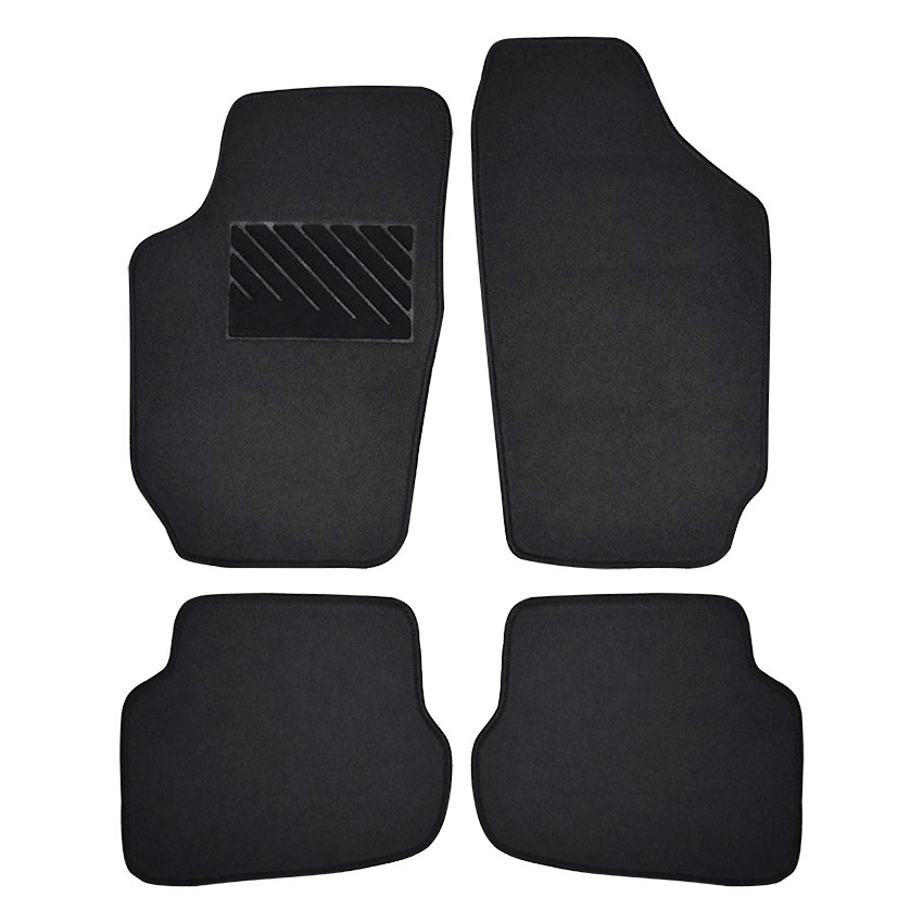 Πατάκια δαπέδου μοκέτας Clan σταχτί για Seat Ibiza (III) 4τμχ
