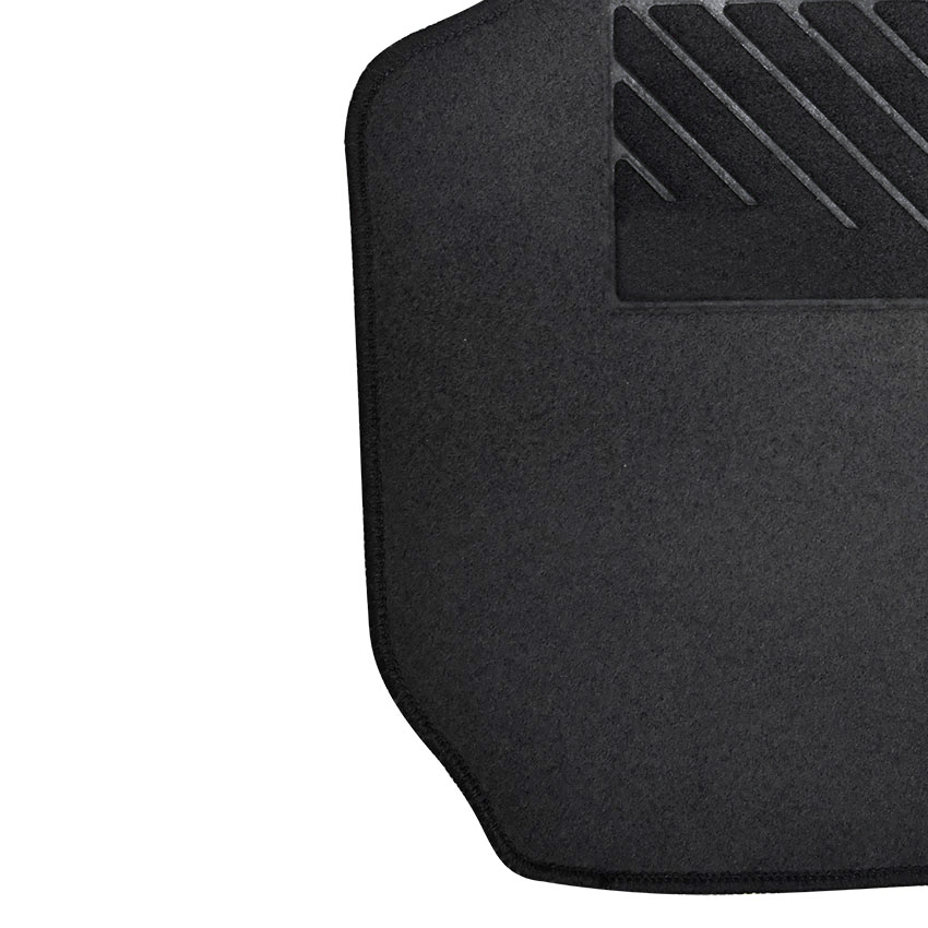 Πατάκια δαπέδου μοκέτας Clan σταχτί για Seat Ibiza (III) 4τμχ