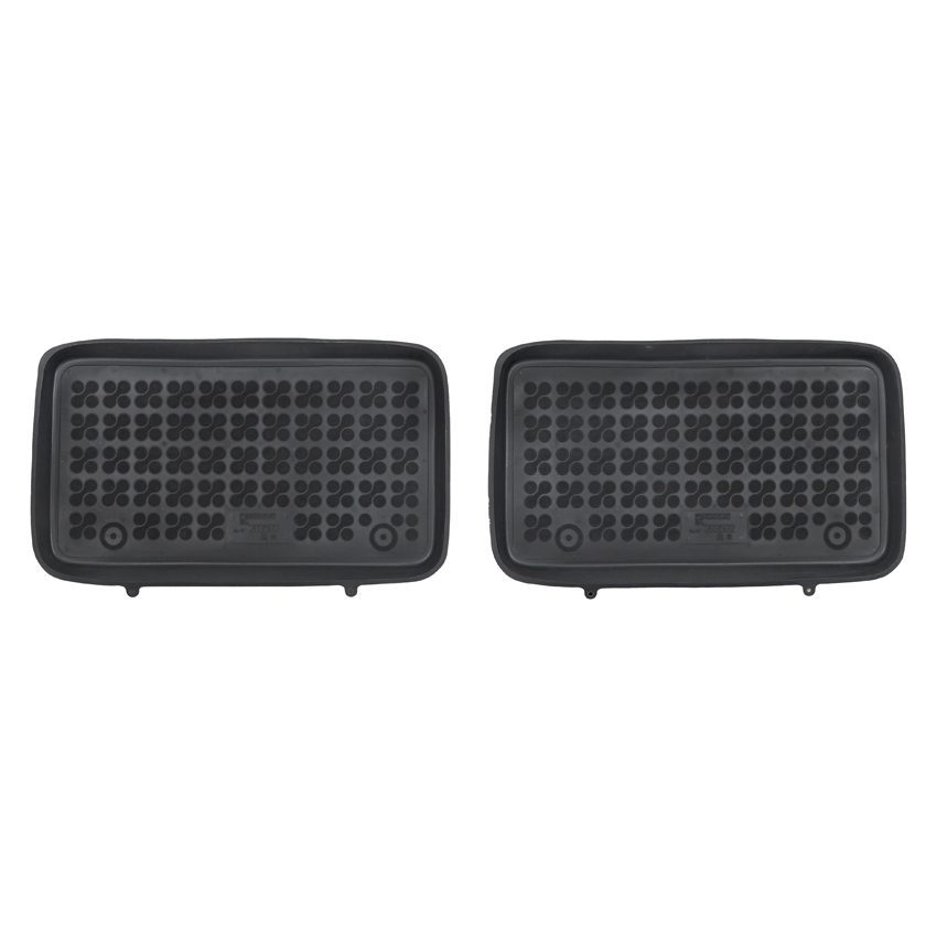 Πατάκια δαπέδου λαστιχένια universal 33x58cm 2τμχ