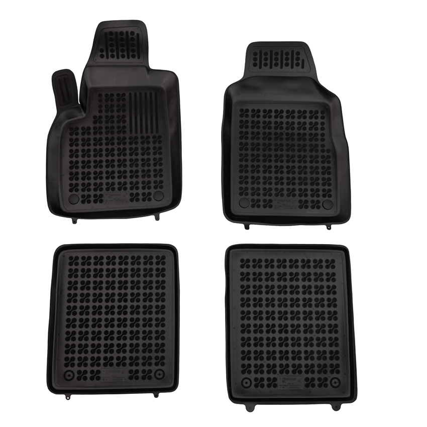 Λαστιχένια μαύρα σκαφάκια Fiat Panda II