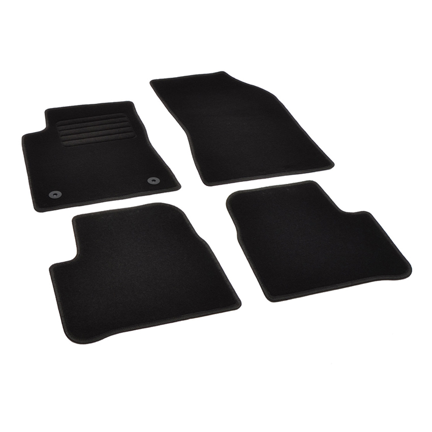 Πατάκια δαπέδου μοκέτας Standard μαύρα για Citroen C3 (III) 4τμχ