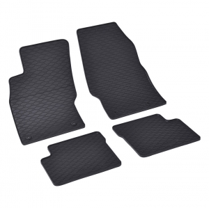 Πατάκια λάστιχο συμβατά συμβατά για Opel Corsa D/ Corsa E 4τμχ