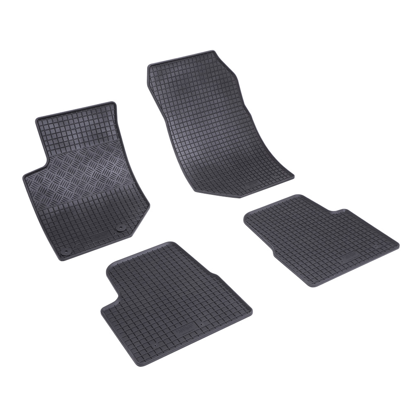 Πατάκια λάστιχο για Peugeot 2008 /Citroen C4  με κουμπώματα 4τμχ