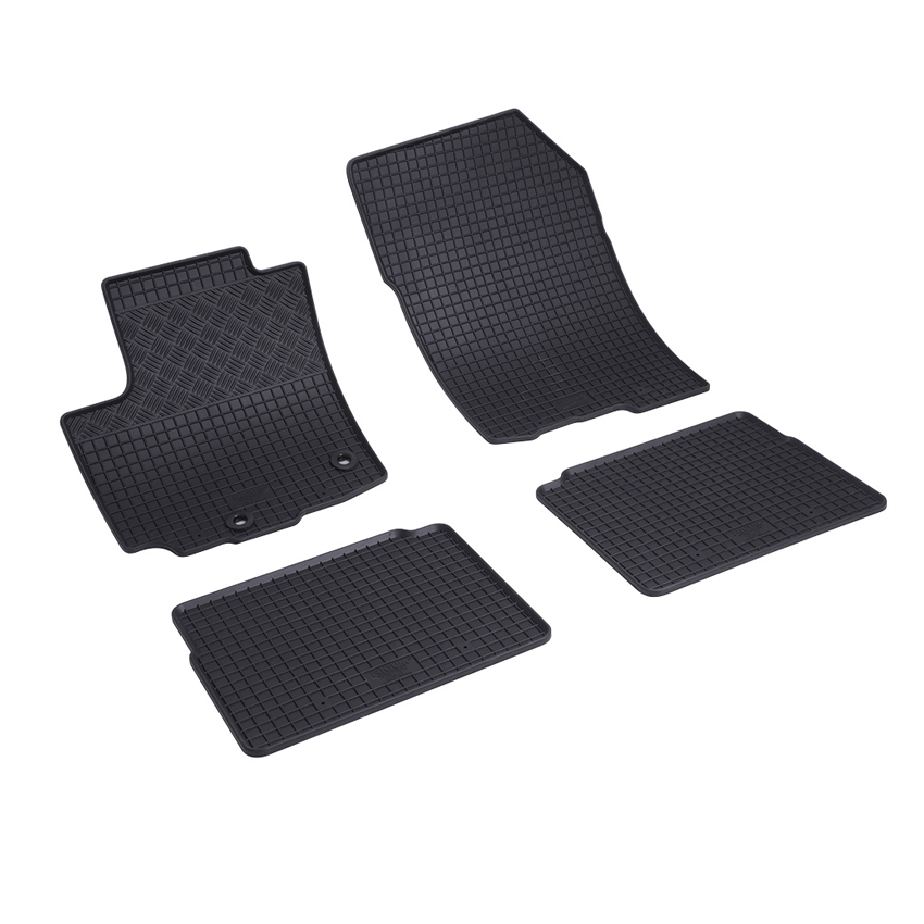 Πατάκια λάστιχο για Suzuki SX4 S-Cross Hybrid με κουμπώματα 4τμχ