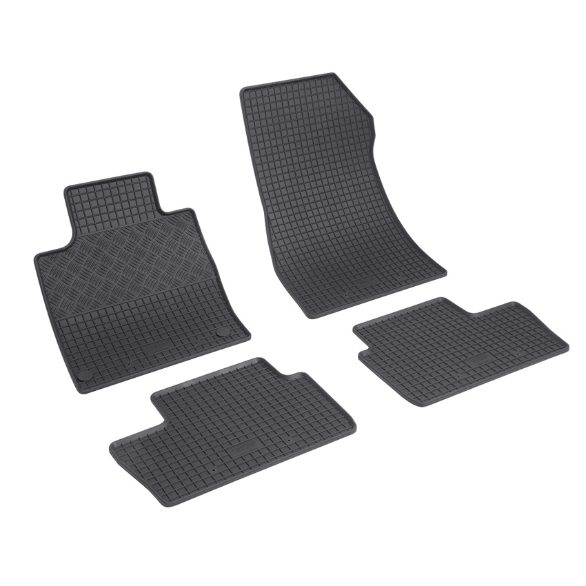 Πατάκια λάστιχο για Nissan Juke με κουμπώματα 4τμχ