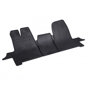 Πατάκια δαπέδου λαστιχένια συμβατά με Ford Transit Custom (3 θέσεων) 3τμχ