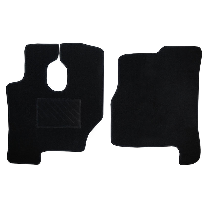 Πατάκια δαπέδου μοκέτας Tuft μαύρα για Mercedes Actros