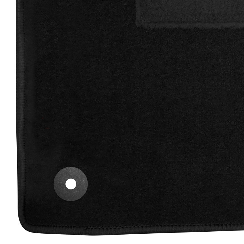 Μοκέτα Tuft μαύρη για Citroen C3 Aircross με στρογγυλά κουμπώματα 4τμχ