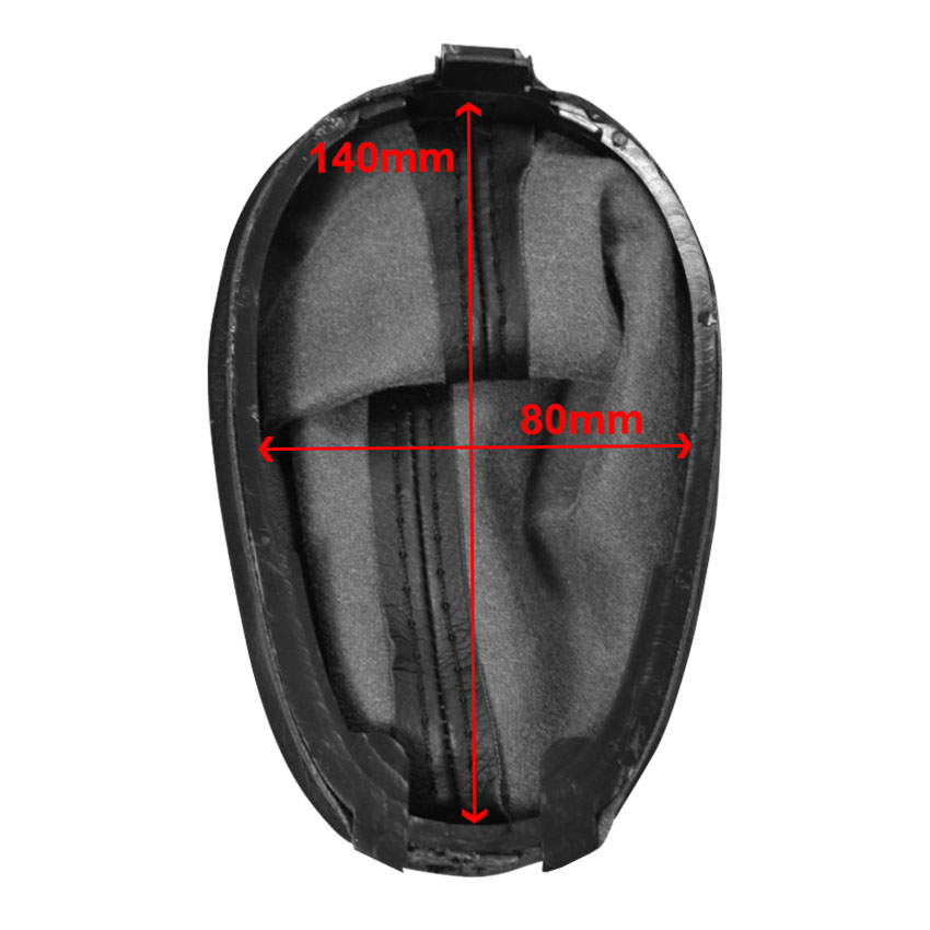 Φυσούνα ταχυτήτων μαύρη για Renault Clio II/III / Thalia I