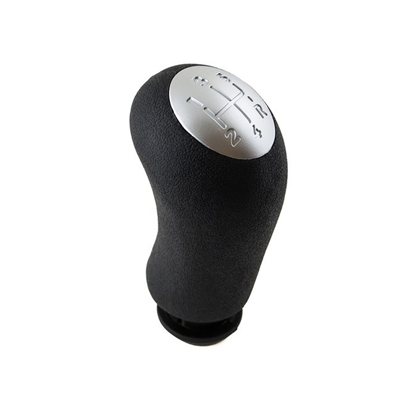 Πόμολο ταχυτήτων μαύρο-ασημί Renault Clio (III) / Kangoo (II) / Megane (II) / Scenic (II) / Dacia Sandero / Logan (5 ταχ.)