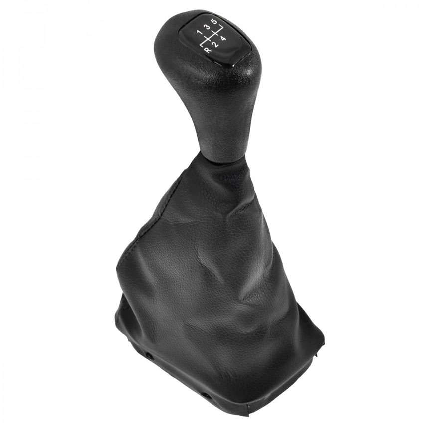 Πόμολο ταχυτήτων μαύρο με φυσούνα για Mercedes C - Class (W202) / CLK (C208) / E - Class (W210) (5 ταχ.)