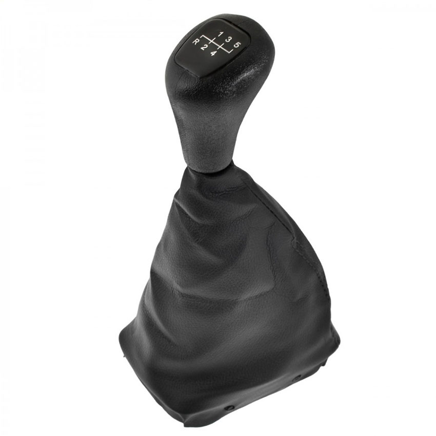 Πόμολο ταχυτήτων μαύρο με φυσούνα για Mercedes C - Class (W202) / CLK (C208) / E - Class (W210) (5 ταχ.)