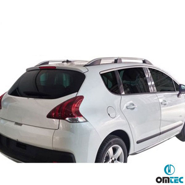 Ράγες οροφής ασημί για Peugeot 3008 I Facelift 2τμχ