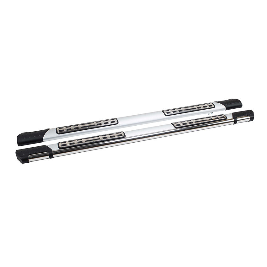 Σκαλοπάτια πλευρικά ασημί Emerald