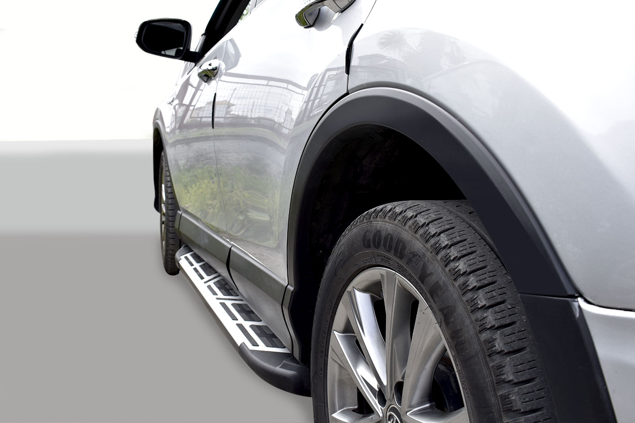 Πλευρικά σκαλοπάτια ασημί Sapphire V2