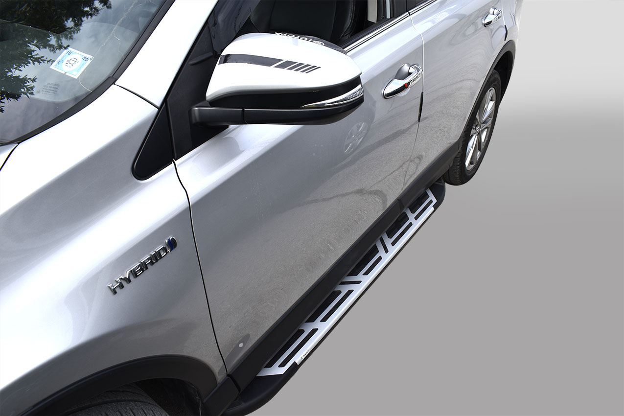 Πλευρικά σκαλοπάτια ασημί Sapphire V2