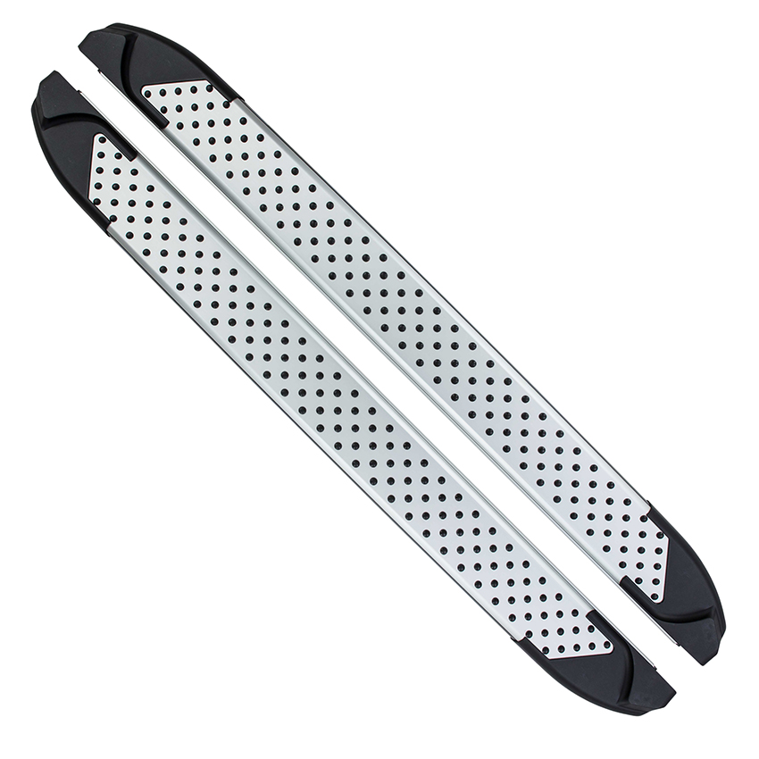 Πλευρικά σκαλοπάτια ασημί Can auto Sapphire V1 194cm 2τμχ