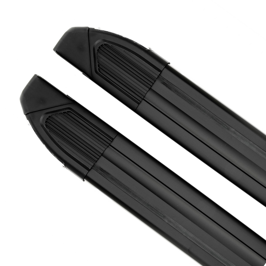 Σκαλοπάτια πλευρικά μαύρα Can Auto Brilliant Alu Strip 160cm 2τμχ