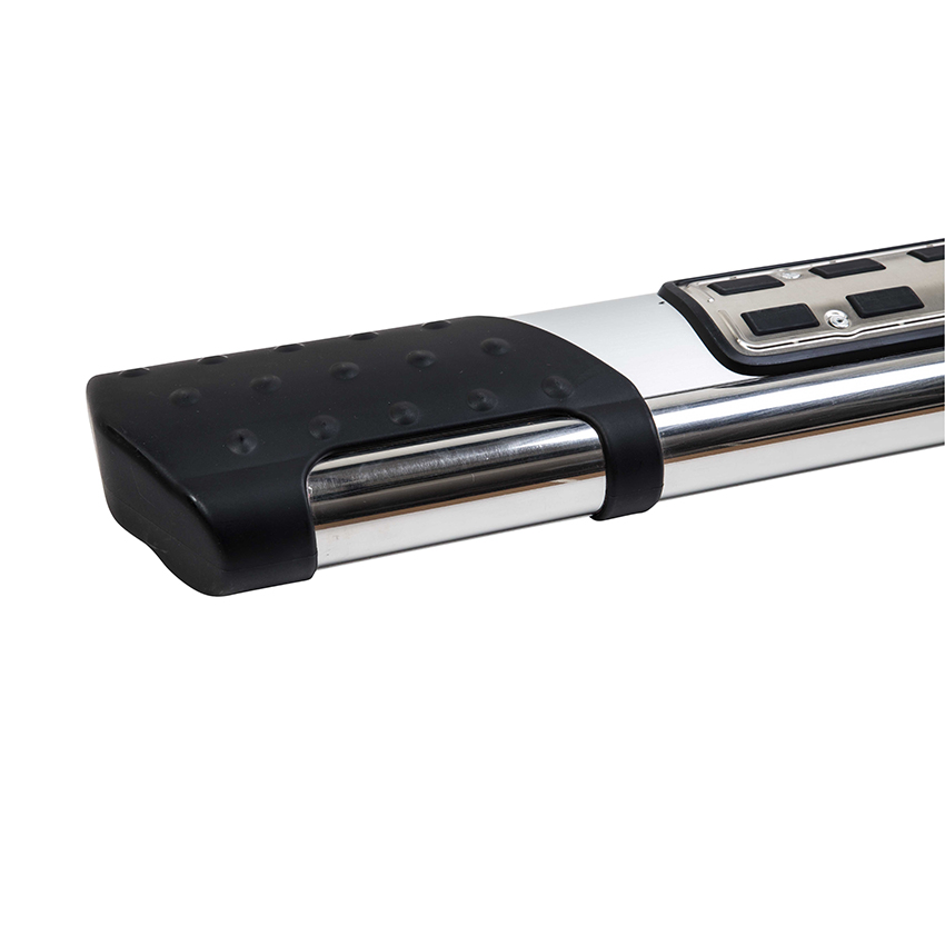 Πλευρικά σκαλοπάτια ασημί Emerald 194 cm 2τμχ