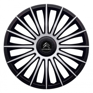 Τάσια Austin Silver/Black 16" με σήμα Citroen 4τμχ