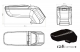 Υποβραχιόνιο Armster 2 μαύρο για Peugeot 308 (I)