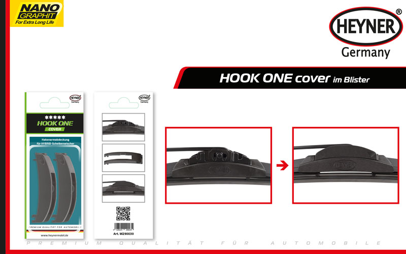 Κάλυμμα αντάπτορα υαλοκαθαριστήρα Heyner Hook One 1τμχ