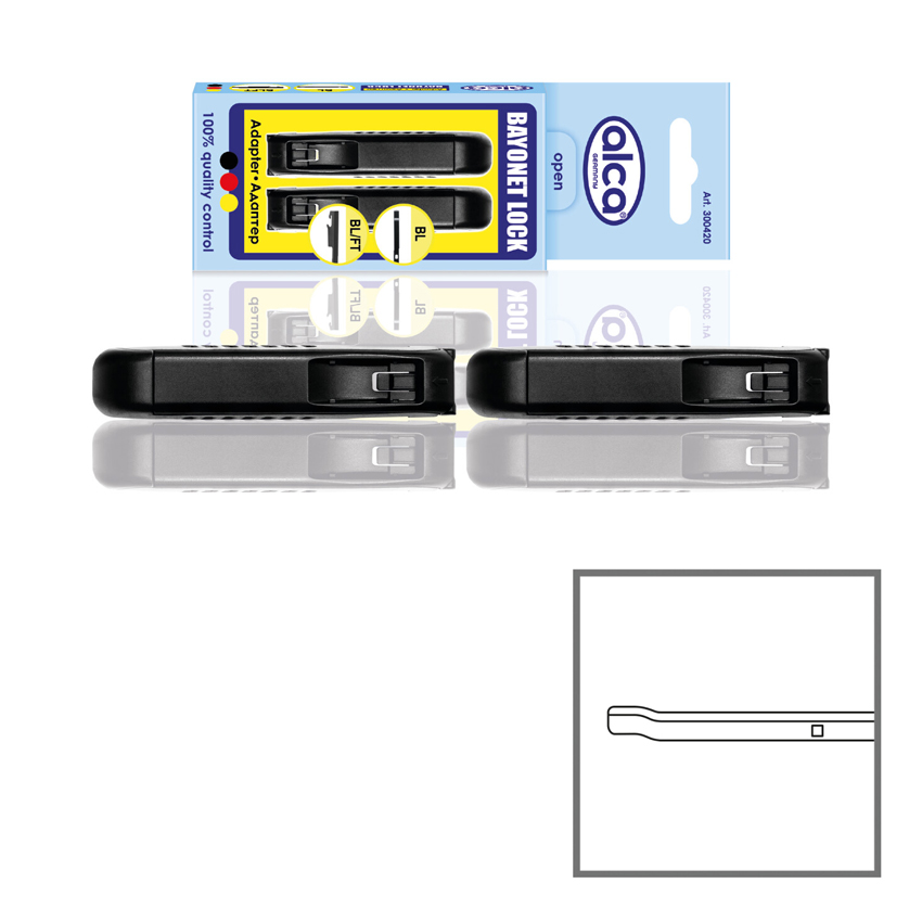 Αντάπτορες υαλοκαθαριστήρων Bayonet Lock