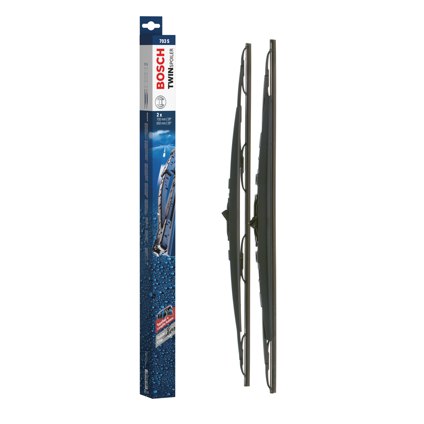 Μάκτρα υαλοκαθαριστήρων Bosch Twin Spoiler 703S για Mercedes Vito / Viano (W639) 2τμχ