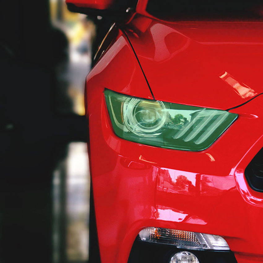 Μεμβράνη φαναριών 30cm x 10m Green