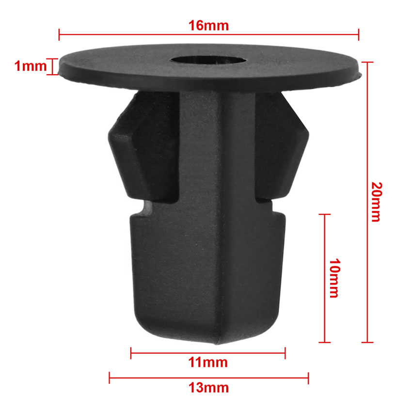 Κλιπ εσωτερικό οπίσθιου προφυλακτήρα Toyota / Lexus 20mm (10τμχ)