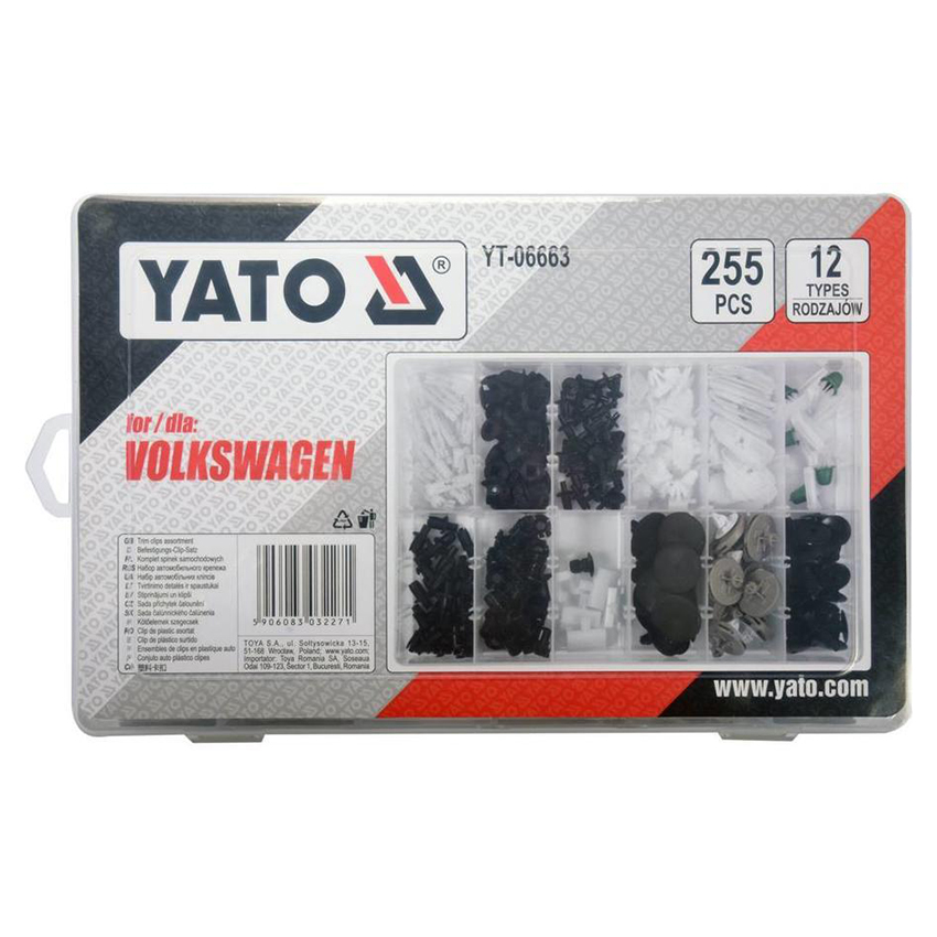 Πλαστικά κλιπ για Volkswagen 255τμχ