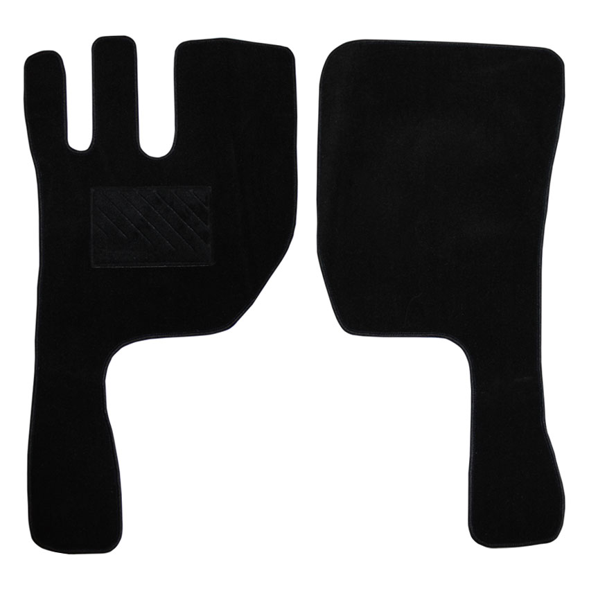 Ζεύγος μοκέτα Tuft μαύρη για Volvo FH 4