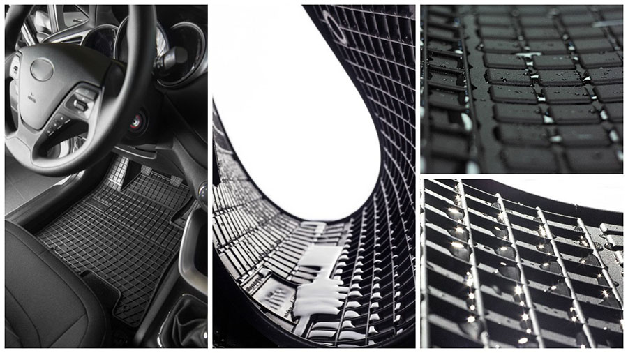 Λαστιχένια πατάκια για Mercedes Actros MP4