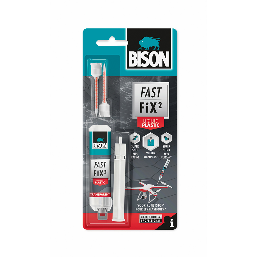 Κόλλα Bison Fast Fix² δυο συστατικών 10g