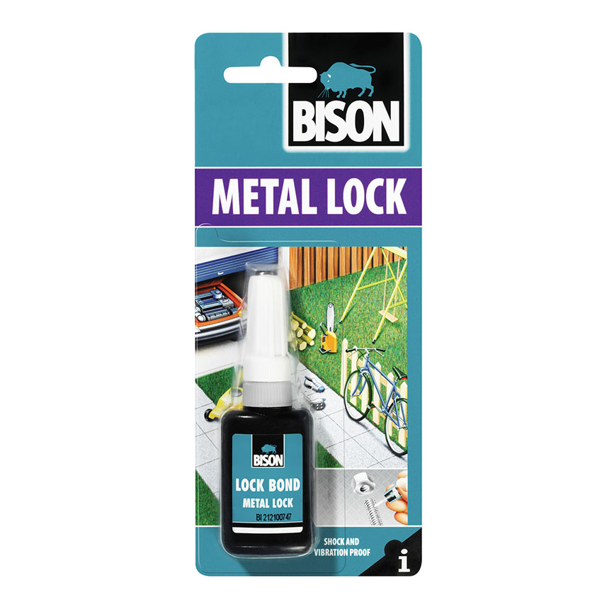 Κόλλα Bison Lock για μεταλλικά σπειρώματα 10ml