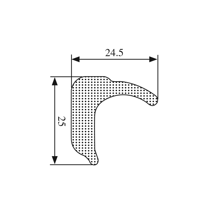 Λάστιχο αφρώδες για Mercedes
