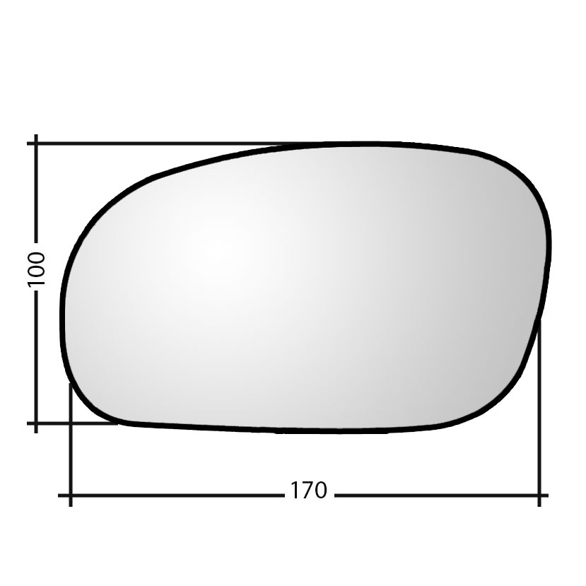 Αριστερό κρύσταλλο για Daewoo Lanos
