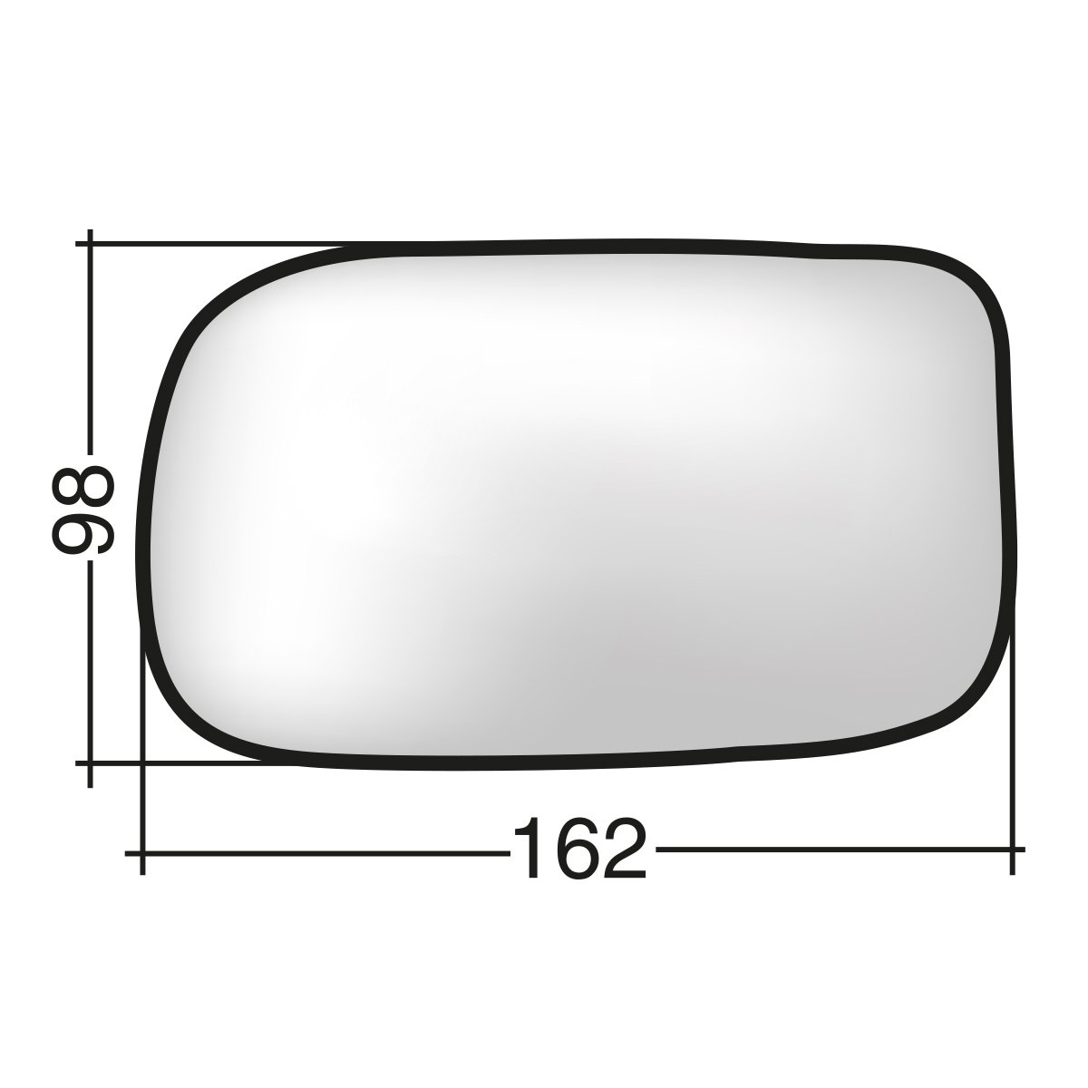 Αριστερό κρύσταλλο για Honda Civic / Accord