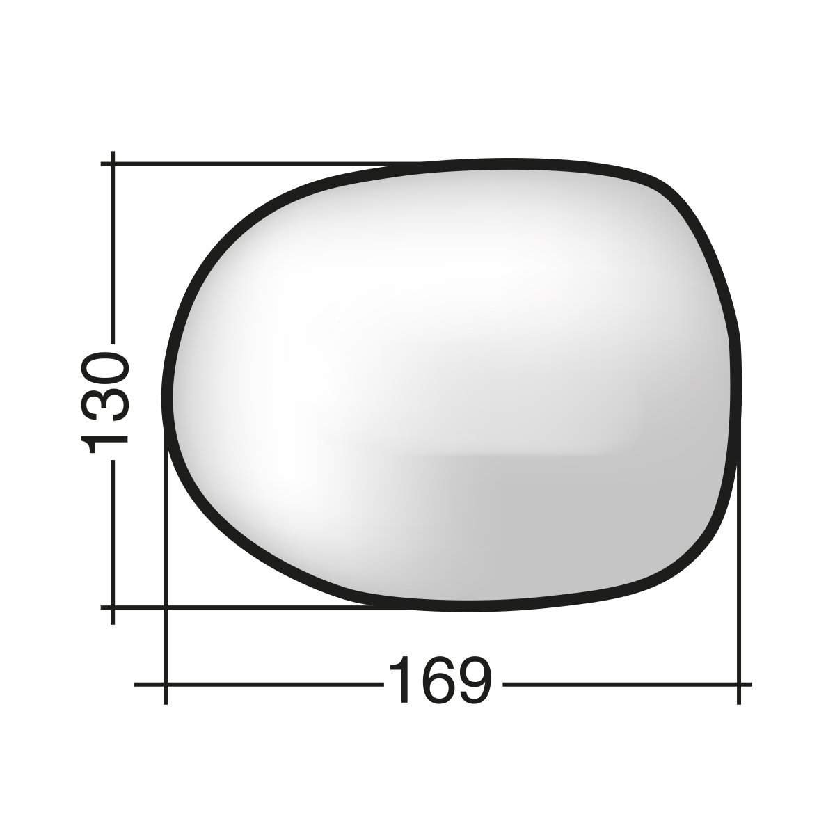 Αριστερό κρύσταλλο για Honda Civic