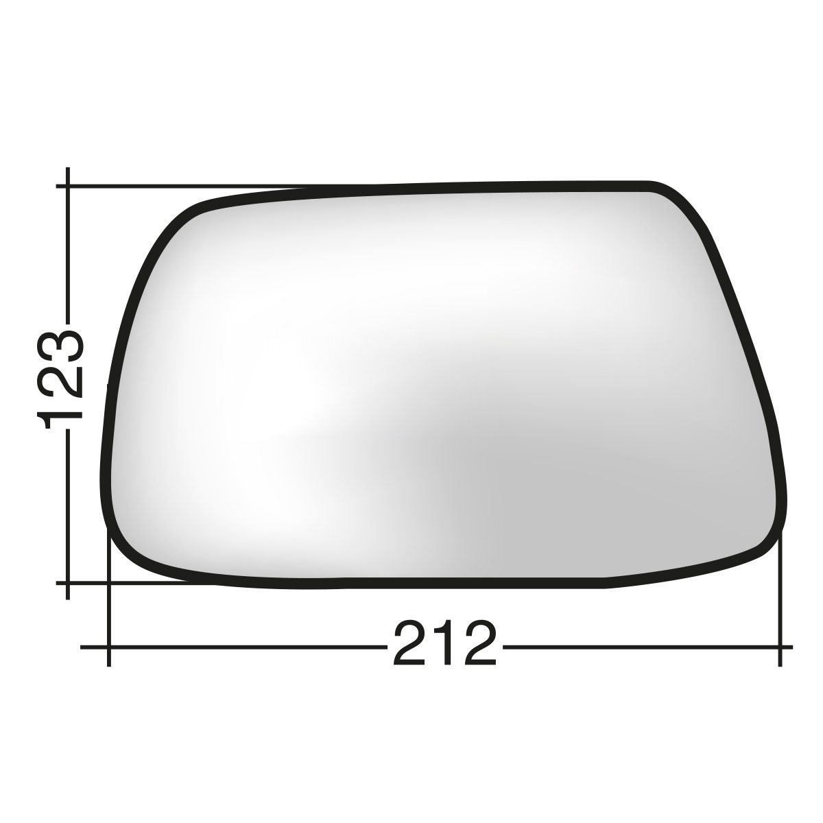 Αριστερό κρύσταλλο για Jeep Grand Cherokee