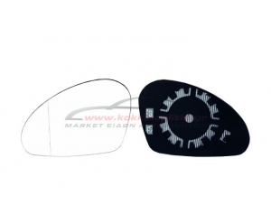 Κρύσταλλο καθρέπτη αριστερό θερμαινόμενο συμβατό για Seat Altea / Cordoba II / Ibiza III / Leon / Toledo