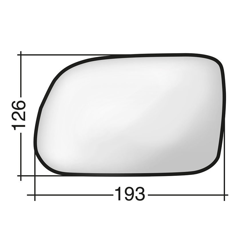 Αριστερό κρύσταλλο για Hyundai Santa Fe II Pre Facelift