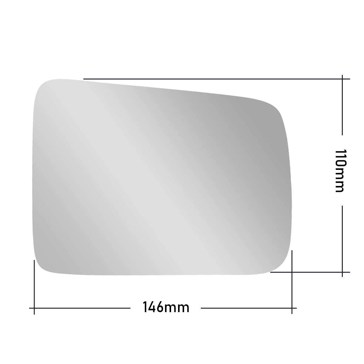 Αριστερό κρύσταλλο για Jeep Cherokee