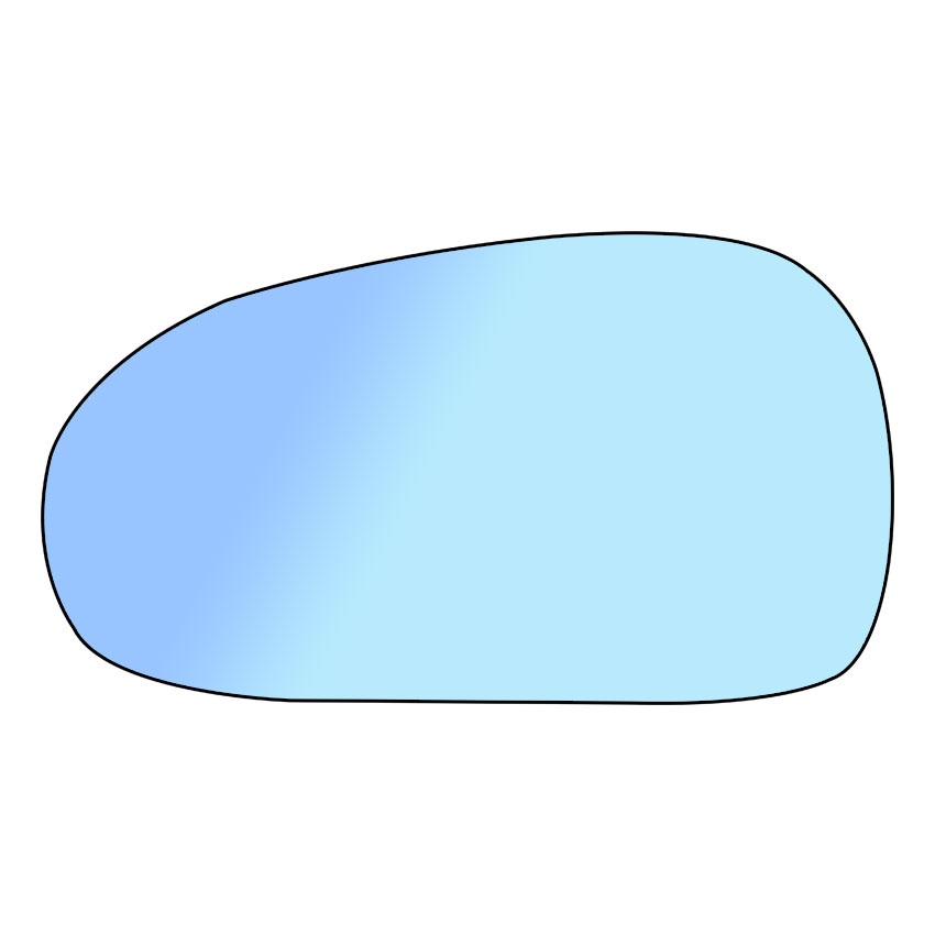 Αριστερό θερμ. μπλε κρύσταλλο για Audi TT