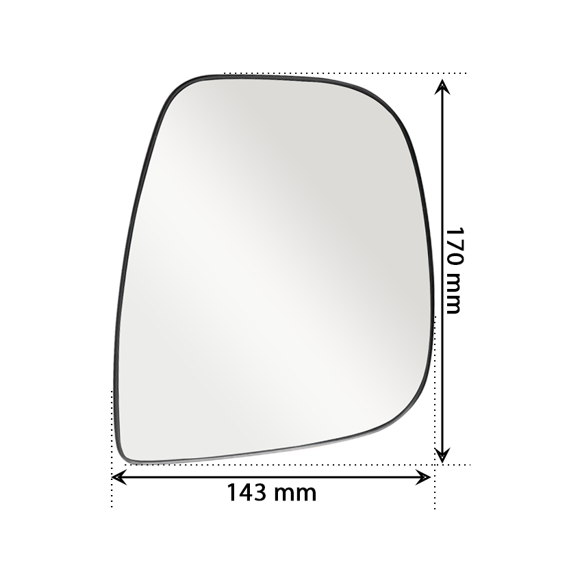 Δεξί θερμ. κρύσταλλο για Berlingo / Jumpy / Expert / Partner / Traveller / Proace