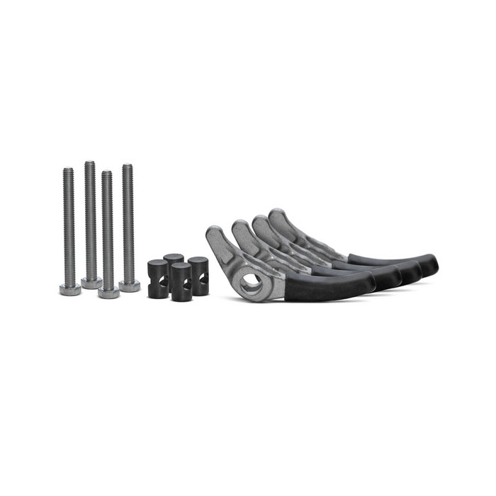 Σύστημα δέσης L Quick Fix Hooks System για μπαγκαζιέρες Diamond σε μπάρες Menabo